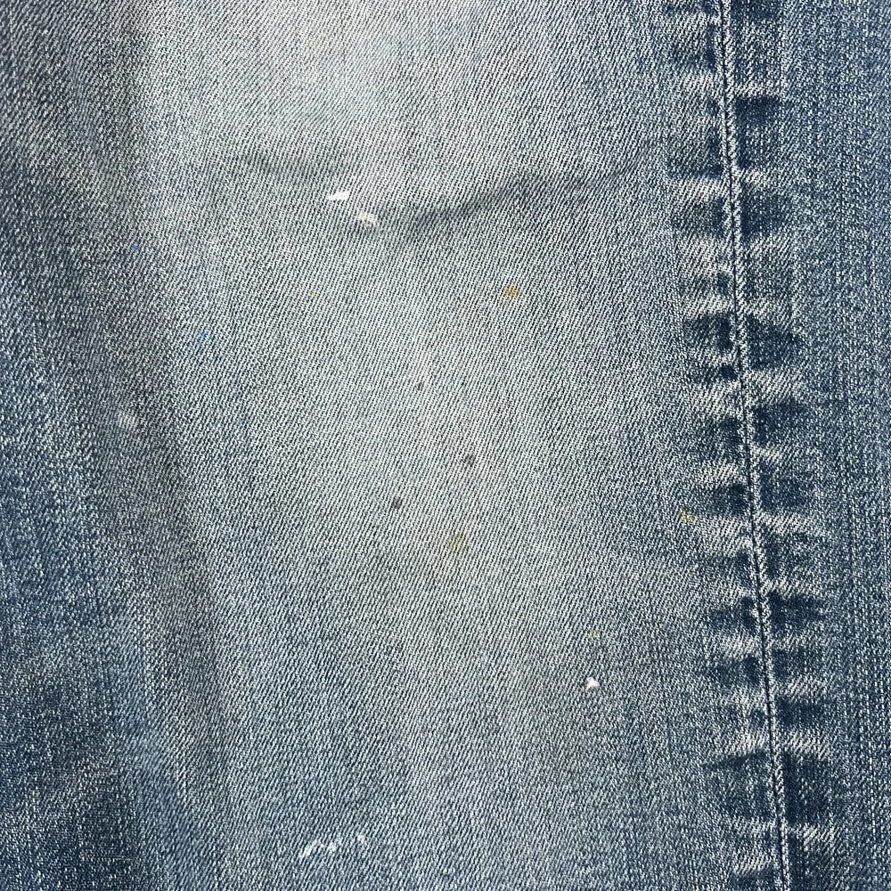 Levi's 514 Straight Fit Cropped Jeans Mens 34x29 Blue Denim Mid Rise Medium Wash